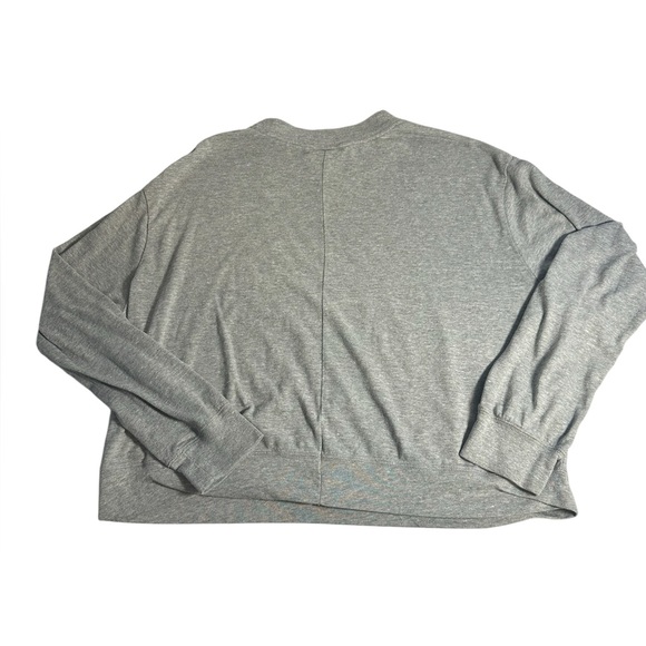 Nike Grey Crewneck Sweatshirt Women’s Medium Cropped - Picture 6 of 8